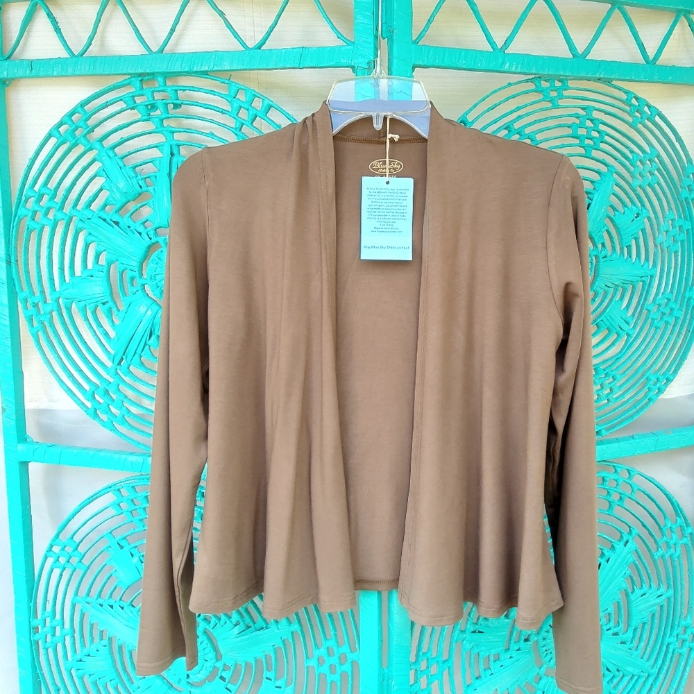 🥳Save up to 40%🥳 NEW BAMBOO BLUESKY Open Jacket